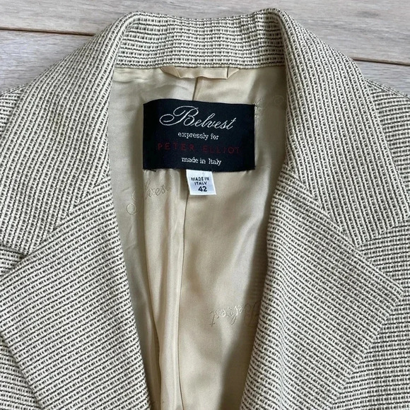 𝅺BELVEST for Peter Elliot Tailored Blazer - Picture 1 of 14